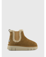 New Collection MOU BOUNCE CHELSEA BOOTS – COGNAC