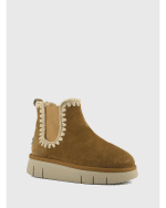 New Collection MOU BOUNCE CHELSEA BOOTS – COGNAC