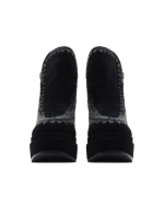 New Collection MOU SUEDE LEATHER PLATFORM BOOTS WOMEN