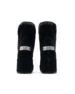 New Collection MOU SUEDE LEATHER PLATFORM BOOTS WOMEN