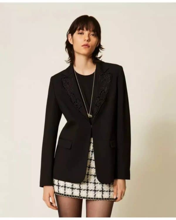 New Collection TWINSET BLACK JACKET