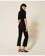 New Collection TWINSET BLACK TROUSERS