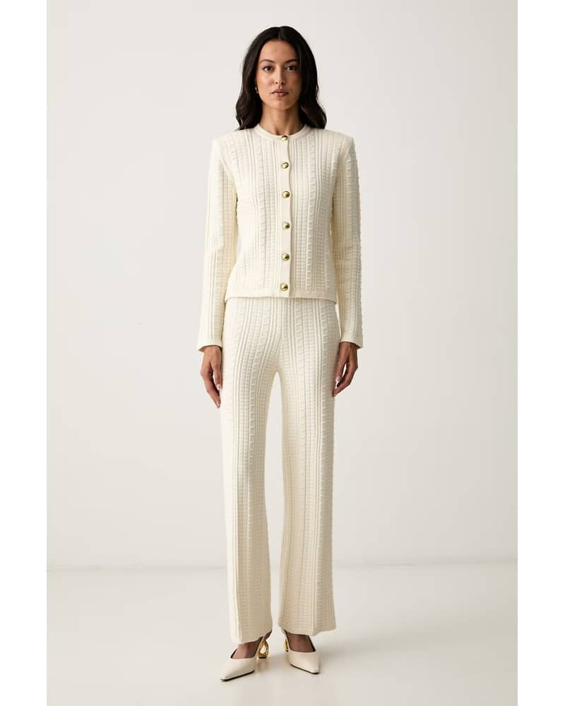 New Collection TWINSET WOMEN’S TROUSERS & WOOL BLEND GARDIGAN WITH VISCOSE New Collection TWINSET WOMEN’S TROUSERS & WOOL BLEND GARDIGAN WITH VISCOSE