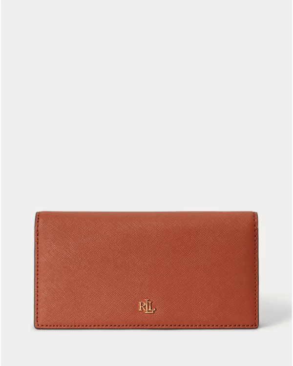 Accessories LAUREN RALPH LAUREN CROSSHATCH LEATHER SLIM WALLET