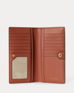 Accessories LAUREN RALPH LAUREN CROSSHATCH LEATHER SLIM WALLET
