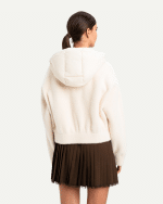New Collection ΤWINSET CREAM PUFFER BOMBER