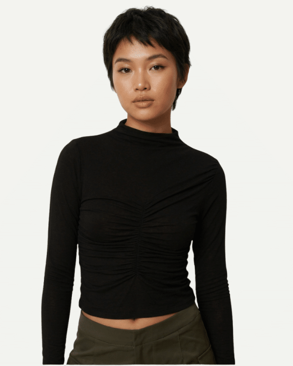 New Collection CKONTOVA BLACK SOFT TOUCH BLOUSE