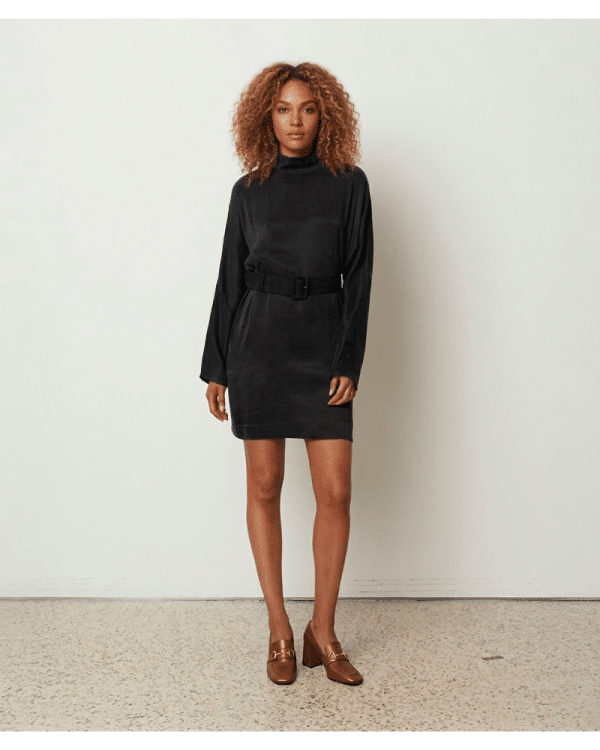 New Collection CKONTOVA ICON MOCH BLACK DRESS