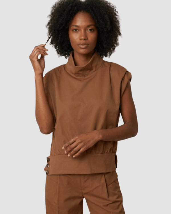 New Collection CKONTOVA ΤΑΝ LINEAR SHIRT