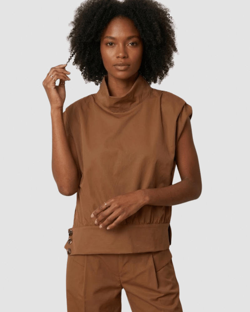 New Collection CKONTOVA ΤΑΝ LINEAR SHIRT New Collection CKONTOVA ΤΑΝ LINEAR SHIRT