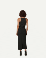New Collection CKONTOVA DARK GREY SHAPE MIDI DRESS