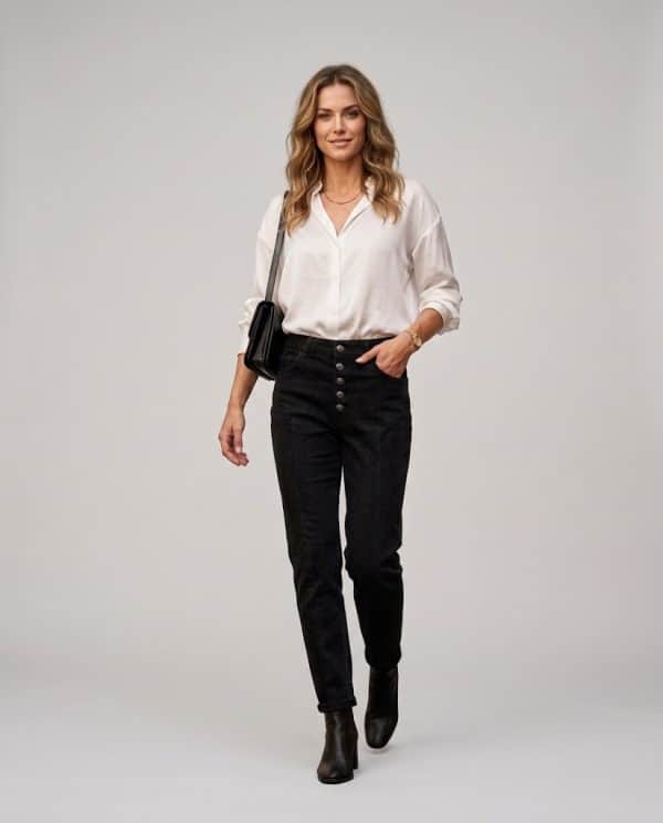 New Collection DONDUP KOONS LOOSE -FIT TROUSERS IN COTTON AND LYOCELL STRETCH VELVET