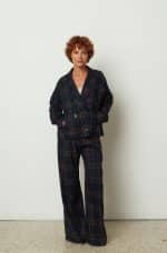 New Collection CKONTOVA NAVY PLAID BLAZER & PANTS