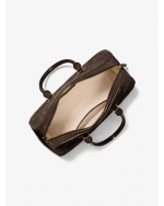 New Collection MICHAEL KORS JES SET TRAVEL MEDIUM LOGO EMPOSSED DUFFEL CROSSBODY BAG