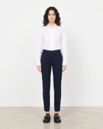 New Collection MY T ELASTIC MID WAIST SLIM CROP PANTS WOMEN