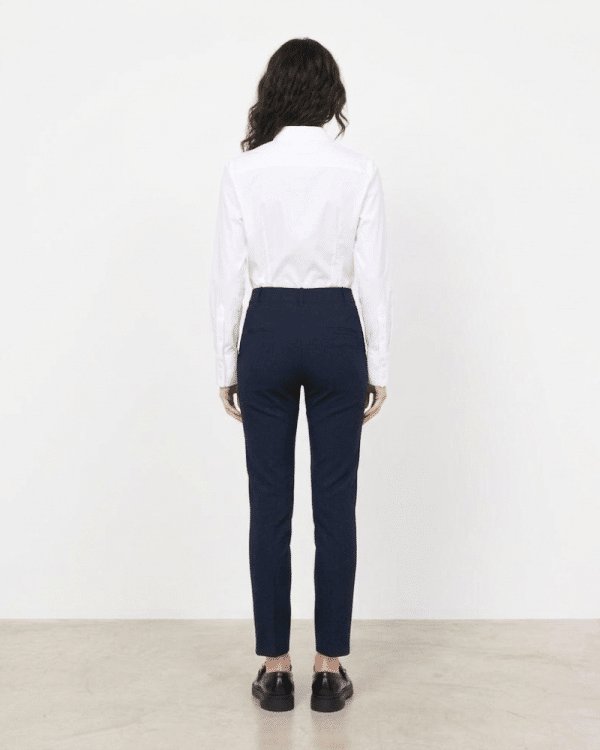 New Collection MY T ELASTIC MID WAIST SLIM CROP PANTS WOMEN