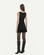 New Collection MY T CRYSTAL TRIM MINI DRESS