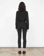 New Collection MY T ELASTIC MID WAIST SLIM CROP PANTS WOMEN