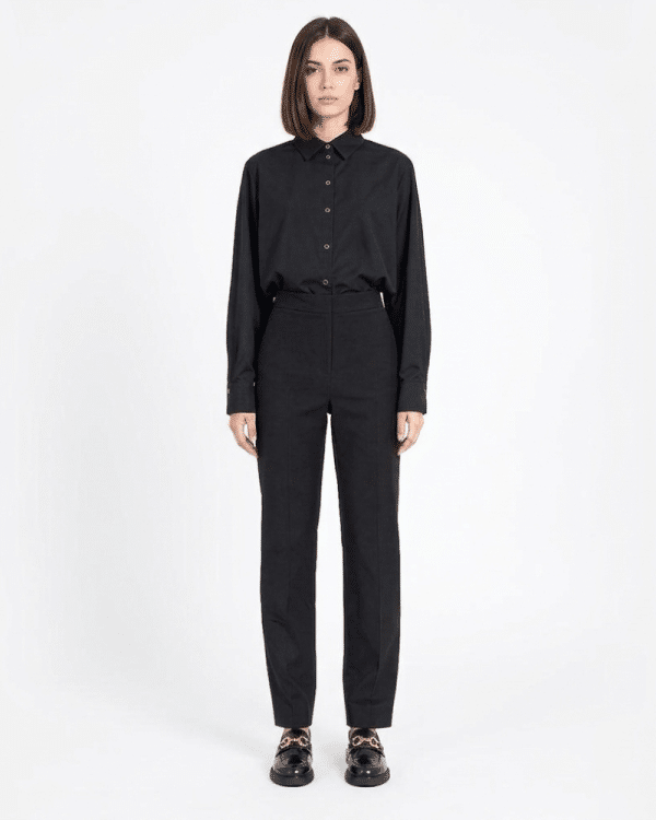 New Collection MY T HIGH WAIST TAPERED PANTS WOMEN MY T WEARABLES