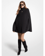 New Collection MICHAEL KORS WOOL BLEND CAPE