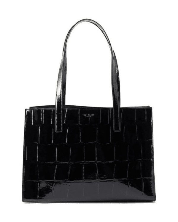 New Collection TED BAKER WELONA CROC EFFECT ELONGATED ICON