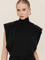 New Collection LOVE & ALICIA HIGH NECK JERSEY MINI DRESS
