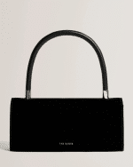 New Collection TED BAKER TOP HANDLE VELVET SHOULDER BAG