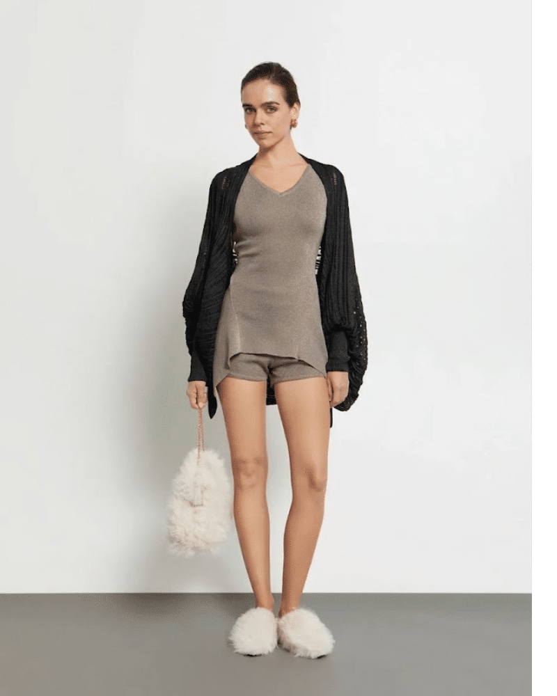 New Collection KOURBELA TWIST & SHINE KNIT LUREX BOLERO New Collection KOURBELA TWIST & SHINE KNIT LUREX BOLERO