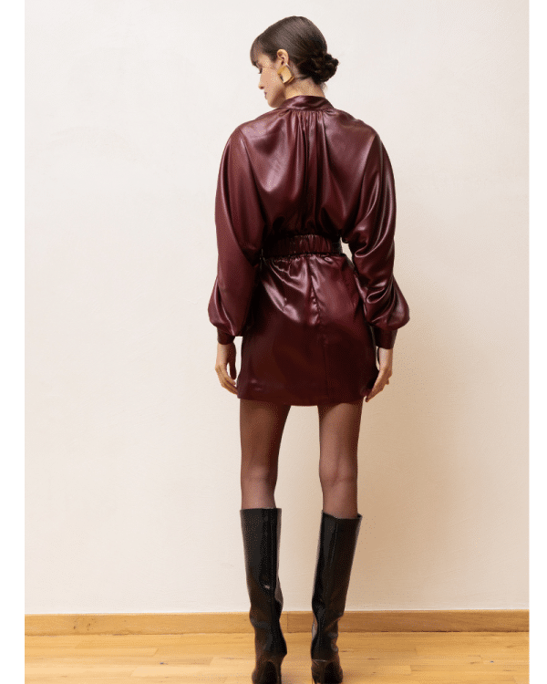 New Collection NEMA GUZI DRESS BORDEAUX
