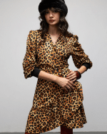 New Collection WE ARE TWIGGY DRESS – LEOPARD