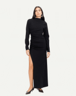 New Collection BLACK & BLACK FITTED DRESS