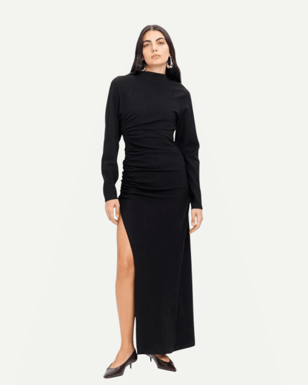 New Collection BLACK & BLACK FITTED DRESS